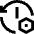 History Arrow Manage Nut Icon from Sharp Line Set