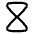 Hourglass Icon from Solar Linear Set