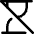 Hourglass Disabled Icon from Core Line Set