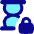 Hourglass Time Lock Icon from Flex Pop Set