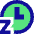 Snooze Clock Icon from Sharp Pop Set