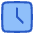 Square Clock Icon from Plump Duo Set