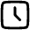 Square Clock Icon from Plump Remix Set