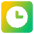 Square Clock Icon from Core Gradient Set