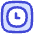 Square Clock Icon from Flex Duo Set