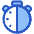 Stopwatch Half Icon from Plump Duo Set | Free Download as SVG Vector and Transparent PNG | Streamline icons