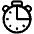 Stopwatch Quarter Icon from Plump Line Set