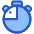 Stopwatch Three Quarter Icon from Plump Duo Set