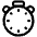 Stopwatch Zero Icon from Plump Line Set