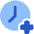 Time Add More Icon from Plump Flat Set