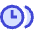 Time Clock Multiple Timezone Icon from Sharp Duo Set