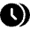 Time Clock Multiple Timezone Icon from Plump Solid Set