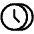 Time Clock Multiple Timezone Icon from Plump Line Set