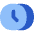 Time Clock Multiple Timezone Icon from Flex Flat Set
