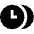 Time Clock Multiple Timezone Icon from Sharp Solid Set