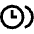 Time Clock Multiple Timezone Icon from Sharp Line Set