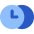 Time Clock Multiple Timezone Icon from Core Flat Set