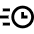 Time Duration Express Fast Icon from Sharp Line Set