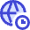 Time Globe Timezone Global Icon from Sharp Duo Set