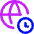 Time Globe Timezone Global Icon from Core Neon Set