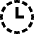 Time History Off Icon from Sharp Solid Set