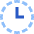 Time History Off Icon from Sharp Flat Set