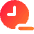 Time Less Reduce Icon from Core Gradient Set