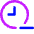 Time Less Reduce Icon from Core Neon Set