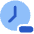 Time Less Reduce Icon from Plump Flat Set