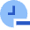 Time Less Reduce Icon from Sharp Flat Set
