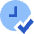 Time Schedule Set Icon from Sharp Flat Set