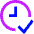 Time Schedule Set Icon from Sharp Neon Set