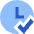 Time Schedule Set Icon from Sharp Flat Set
