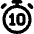 Timer 10 Seconds Icon from Core Remix Set