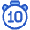 Timer 10 Seconds Icon from Plump Duo Set