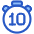Timer 10 Seconds Icon from Plump Duo Set