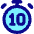 Timer 10 Seconds Icon from Core Pop Set