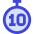 Timer 10 Seconds Icon from Sharp Duo Set