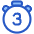 Timer 3 Seconds Icon from Plump Duo Set