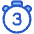 Timer 3 Seconds Icon from Plump Duo Set