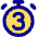 Timer 3 Seconds Icon from Core Pop Set