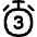 Timer 3 Seconds Icon from Flex Line Set