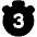 Timer 3 Seconds Icon from Plump Solid Set