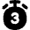 Timer 3 Seconds Icon from Flex Solid Set