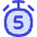 Timer 5 Seconds Icon from Flex Duo Set