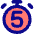 Timer 5 Seconds Icon from Core Pop Set