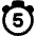 Timer 5 Seconds Icon from Plump Remix Set
