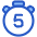 Timer 5 Seconds Icon from Plump Duo Set