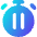 Timer Pause Icon from Core Gradient Set