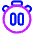 Timer Pause Icon from Plump Neon Set